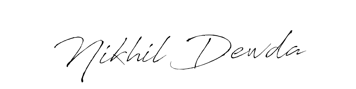 This is the best signature style for the Nikhil Dewda name. Also you like these signature font (Antro_Vectra). Mix name signature. Nikhil Dewda signature style 6 images and pictures png