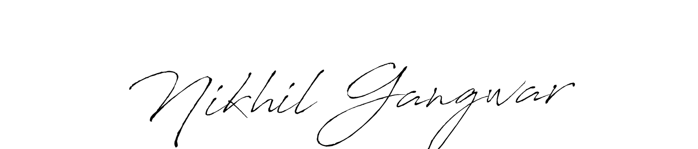 Similarly Antro_Vectra is the best handwritten signature design. Signature creator online .You can use it as an online autograph creator for name Nikhil Gangwar. Nikhil Gangwar signature style 6 images and pictures png