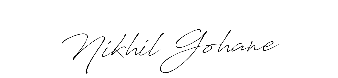 How to Draw Nikhil Gohane signature style? Antro_Vectra is a latest design signature styles for name Nikhil Gohane. Nikhil Gohane signature style 6 images and pictures png