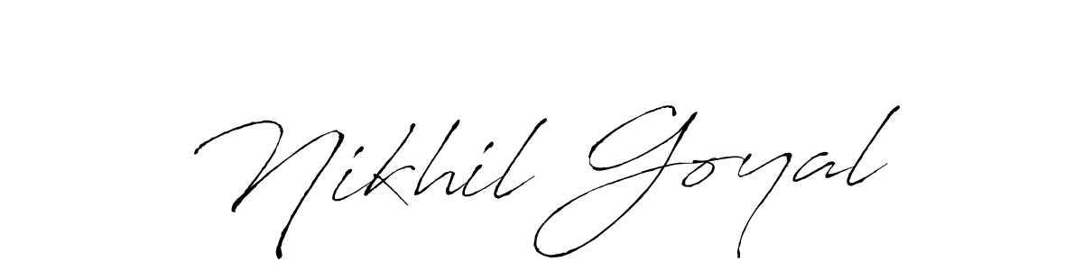 You should practise on your own different ways (Antro_Vectra) to write your name (Nikhil Goyal) in signature. don't let someone else do it for you. Nikhil Goyal signature style 6 images and pictures png