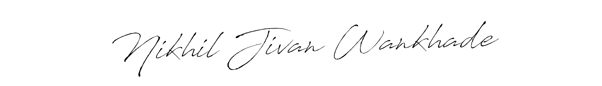 if you are searching for the best signature style for your name Nikhil Jivan Wankhade. so please give up your signature search. here we have designed multiple signature styles  using Antro_Vectra. Nikhil Jivan Wankhade signature style 6 images and pictures png