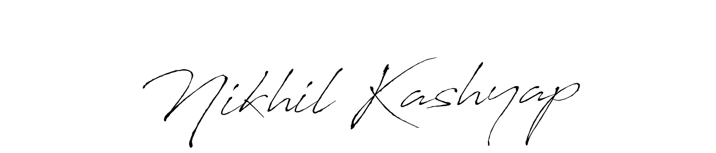 The best way (Antro_Vectra) to make a short signature is to pick only two or three words in your name. The name Nikhil Kashyap include a total of six letters. For converting this name. Nikhil Kashyap signature style 6 images and pictures png