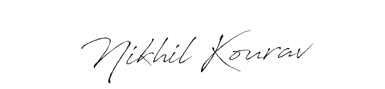 Also we have Nikhil Kourav name is the best signature style. Create professional handwritten signature collection using Antro_Vectra autograph style. Nikhil Kourav signature style 6 images and pictures png