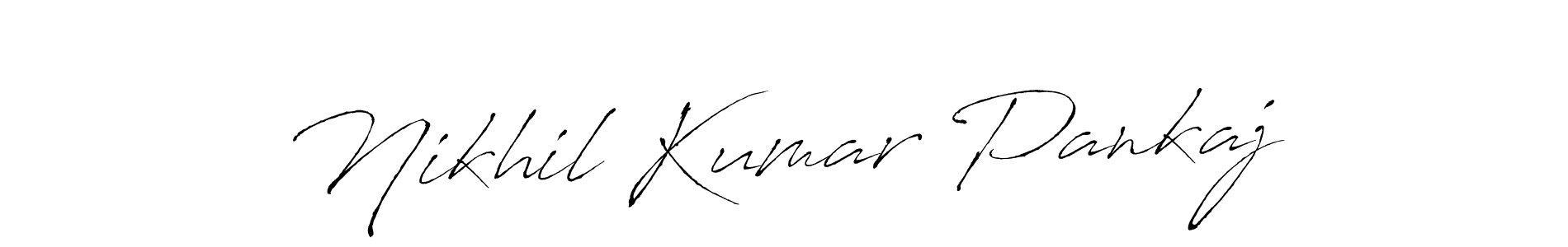 It looks lik you need a new signature style for name Nikhil Kumar Pankaj. Design unique handwritten (Antro_Vectra) signature with our free signature maker in just a few clicks. Nikhil Kumar Pankaj signature style 6 images and pictures png