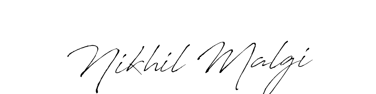 This is the best signature style for the Nikhil Malgi name. Also you like these signature font (Antro_Vectra). Mix name signature. Nikhil Malgi signature style 6 images and pictures png
