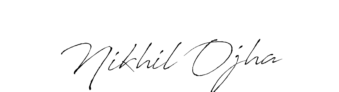 Create a beautiful signature design for name Nikhil Ojha. With this signature (Antro_Vectra) fonts, you can make a handwritten signature for free. Nikhil Ojha signature style 6 images and pictures png