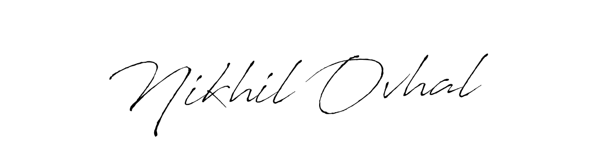 You can use this online signature creator to create a handwritten signature for the name Nikhil Ovhal. This is the best online autograph maker. Nikhil Ovhal signature style 6 images and pictures png