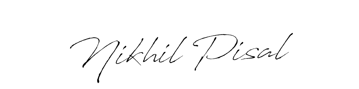 Here are the top 10 professional signature styles for the name Nikhil Pisal. These are the best autograph styles you can use for your name. Nikhil Pisal signature style 6 images and pictures png