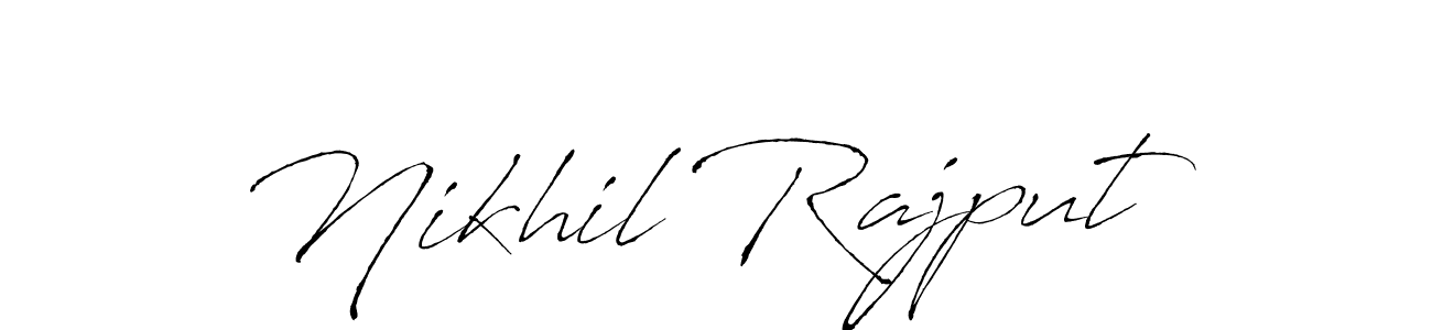 Similarly Antro_Vectra is the best handwritten signature design. Signature creator online .You can use it as an online autograph creator for name Nikhil Rajput. Nikhil Rajput signature style 6 images and pictures png