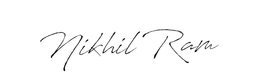Also You can easily find your signature by using the search form. We will create Nikhil Ram name handwritten signature images for you free of cost using Antro_Vectra sign style. Nikhil Ram signature style 6 images and pictures png