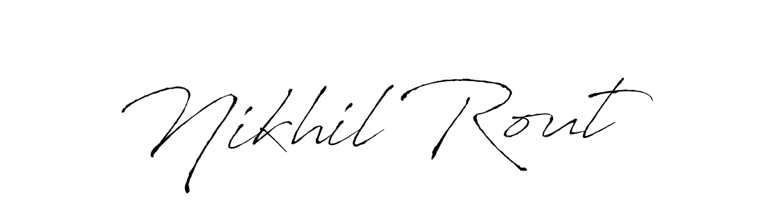 Also we have Nikhil Rout name is the best signature style. Create professional handwritten signature collection using Antro_Vectra autograph style. Nikhil Rout signature style 6 images and pictures png