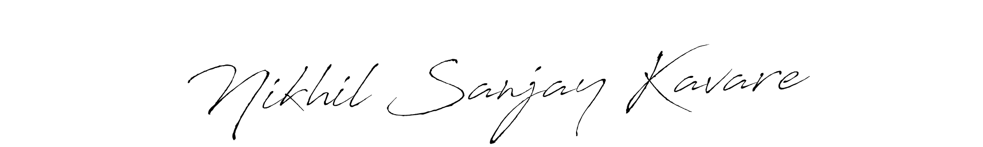 Make a beautiful signature design for name Nikhil Sanjay Kavare. Use this online signature maker to create a handwritten signature for free. Nikhil Sanjay Kavare signature style 6 images and pictures png