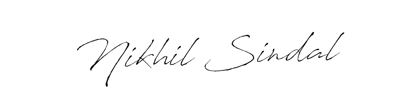 It looks lik you need a new signature style for name Nikhil Sindal. Design unique handwritten (Antro_Vectra) signature with our free signature maker in just a few clicks. Nikhil Sindal signature style 6 images and pictures png