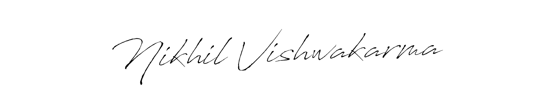 Also we have Nikhil Vishwakarma name is the best signature style. Create professional handwritten signature collection using Antro_Vectra autograph style. Nikhil Vishwakarma signature style 6 images and pictures png