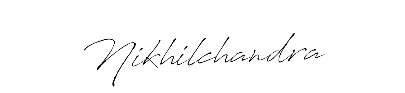 See photos of Nikhilchandra official signature by Spectra . Check more albums & portfolios. Read reviews & check more about Antro_Vectra font. Nikhilchandra signature style 6 images and pictures png