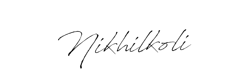 Check out images of Autograph of Nikhilkoli name. Actor Nikhilkoli Signature Style. Antro_Vectra is a professional sign style online. Nikhilkoli signature style 6 images and pictures png