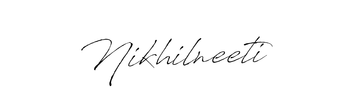 Make a beautiful signature design for name Nikhilneeti. Use this online signature maker to create a handwritten signature for free. Nikhilneeti signature style 6 images and pictures png