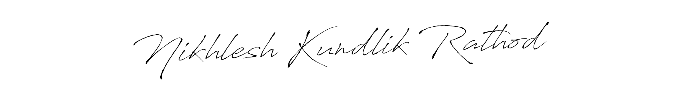 You should practise on your own different ways (Antro_Vectra) to write your name (Nikhlesh Kundlik Rathod) in signature. don't let someone else do it for you. Nikhlesh Kundlik Rathod signature style 6 images and pictures png