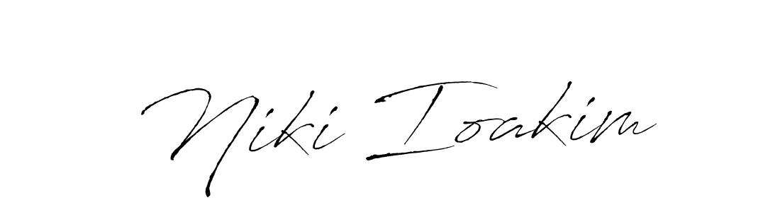 Antro_Vectra is a professional signature style that is perfect for those who want to add a touch of class to their signature. It is also a great choice for those who want to make their signature more unique. Get Niki Ioakim name to fancy signature for free. Niki Ioakim signature style 6 images and pictures png