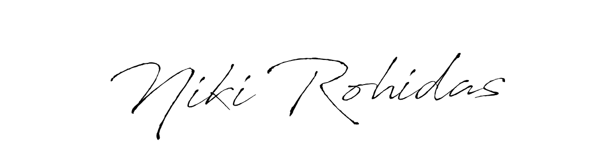 Design your own signature with our free online signature maker. With this signature software, you can create a handwritten (Antro_Vectra) signature for name Niki Rohidas. Niki Rohidas signature style 6 images and pictures png