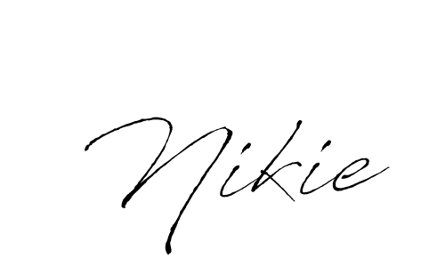 How to make Nikie name signature. Use Antro_Vectra style for creating short signs online. This is the latest handwritten sign. Nikie signature style 6 images and pictures png