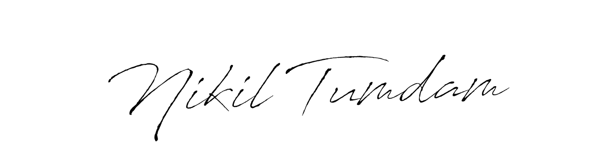 See photos of Nikil Tumdam official signature by Spectra . Check more albums & portfolios. Read reviews & check more about Antro_Vectra font. Nikil Tumdam signature style 6 images and pictures png