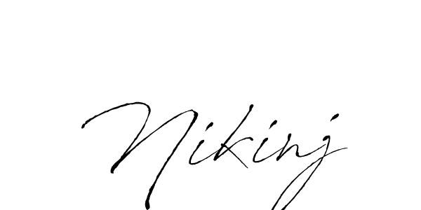 Antro_Vectra is a professional signature style that is perfect for those who want to add a touch of class to their signature. It is also a great choice for those who want to make their signature more unique. Get Nikinj name to fancy signature for free. Nikinj signature style 6 images and pictures png