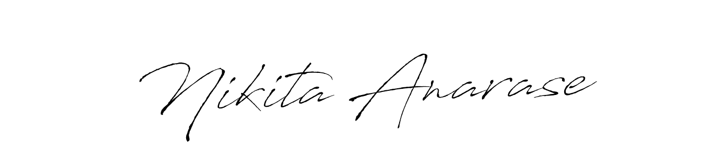 This is the best signature style for the Nikita Anarase name. Also you like these signature font (Antro_Vectra). Mix name signature. Nikita Anarase signature style 6 images and pictures png