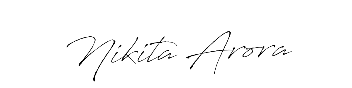 Use a signature maker to create a handwritten signature online. With this signature software, you can design (Antro_Vectra) your own signature for name Nikita Arora. Nikita Arora signature style 6 images and pictures png