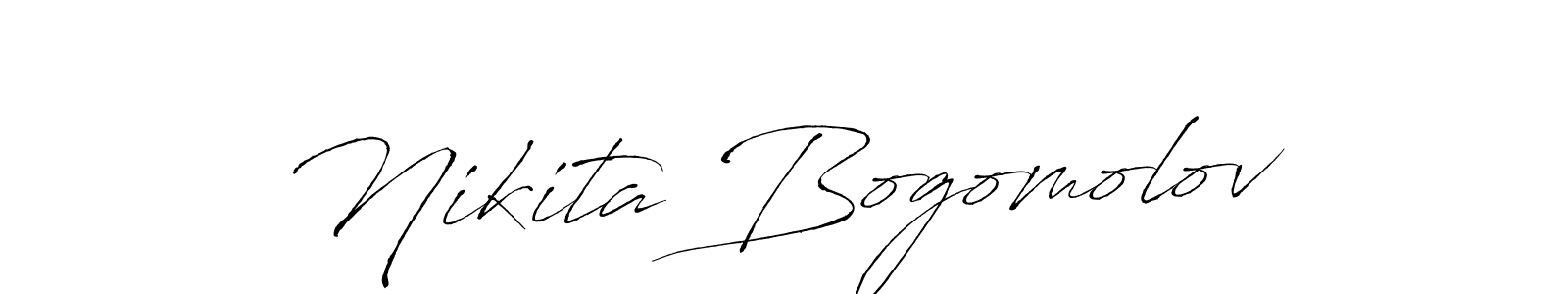 Create a beautiful signature design for name Nikita Bogomolov. With this signature (Antro_Vectra) fonts, you can make a handwritten signature for free. Nikita Bogomolov signature style 6 images and pictures png