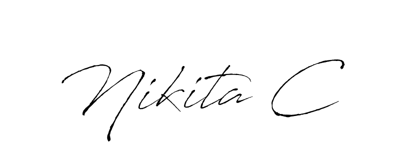 Best and Professional Signature Style for Nikita C. Antro_Vectra Best Signature Style Collection. Nikita C signature style 6 images and pictures png