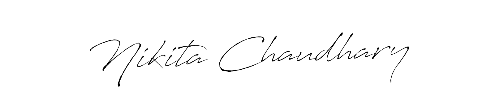 The best way (Antro_Vectra) to make a short signature is to pick only two or three words in your name. The name Nikita Chaudhary include a total of six letters. For converting this name. Nikita Chaudhary signature style 6 images and pictures png