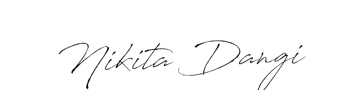Also we have Nikita Dangi name is the best signature style. Create professional handwritten signature collection using Antro_Vectra autograph style. Nikita Dangi signature style 6 images and pictures png