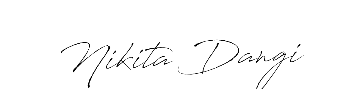 Once you've used our free online signature maker to create your best signature Antro_Vectra style, it's time to enjoy all of the benefits that Nikita Dangi name signing documents. Nikita Dangi signature style 6 images and pictures png