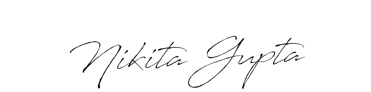 Also You can easily find your signature by using the search form. We will create Nikita Gupta name handwritten signature images for you free of cost using Antro_Vectra sign style. Nikita Gupta signature style 6 images and pictures png