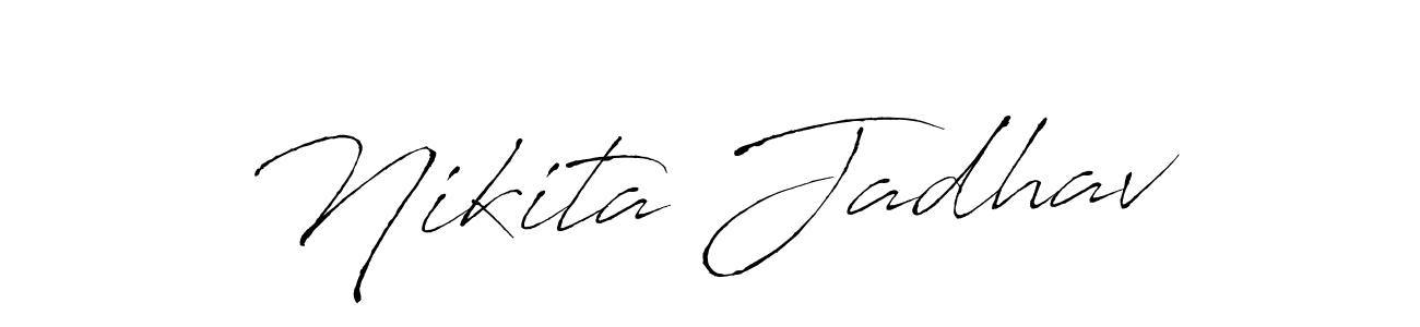 Similarly Antro_Vectra is the best handwritten signature design. Signature creator online .You can use it as an online autograph creator for name Nikita Jadhav. Nikita Jadhav signature style 6 images and pictures png