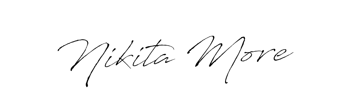 Use a signature maker to create a handwritten signature online. With this signature software, you can design (Antro_Vectra) your own signature for name Nikita More. Nikita More signature style 6 images and pictures png