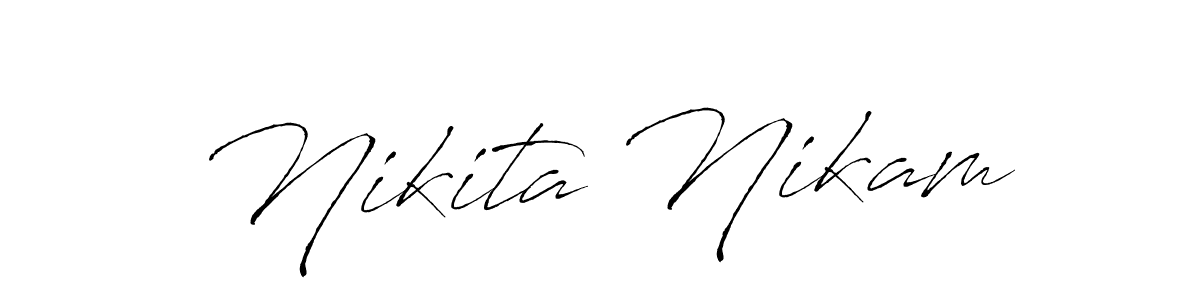 Once you've used our free online signature maker to create your best signature Antro_Vectra style, it's time to enjoy all of the benefits that Nikita Nikam name signing documents. Nikita Nikam signature style 6 images and pictures png