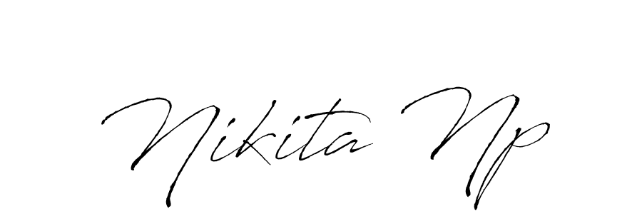 if you are searching for the best signature style for your name Nikita Np. so please give up your signature search. here we have designed multiple signature styles  using Antro_Vectra. Nikita Np signature style 6 images and pictures png