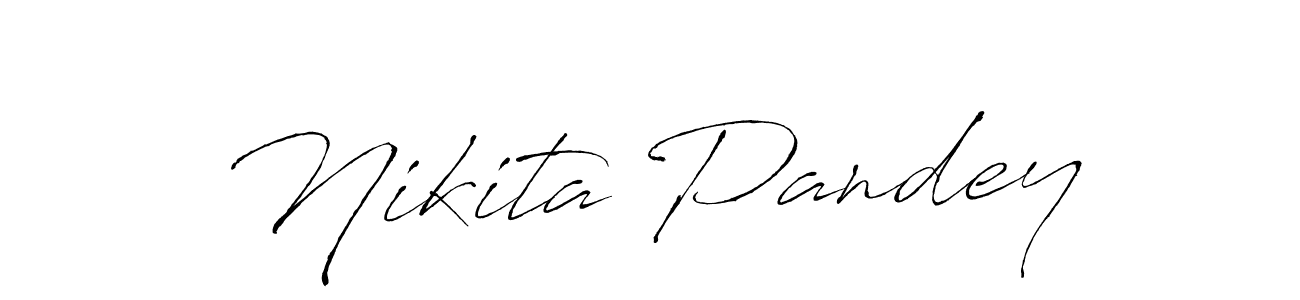 Design your own signature with our free online signature maker. With this signature software, you can create a handwritten (Antro_Vectra) signature for name Nikita Pandey. Nikita Pandey signature style 6 images and pictures png