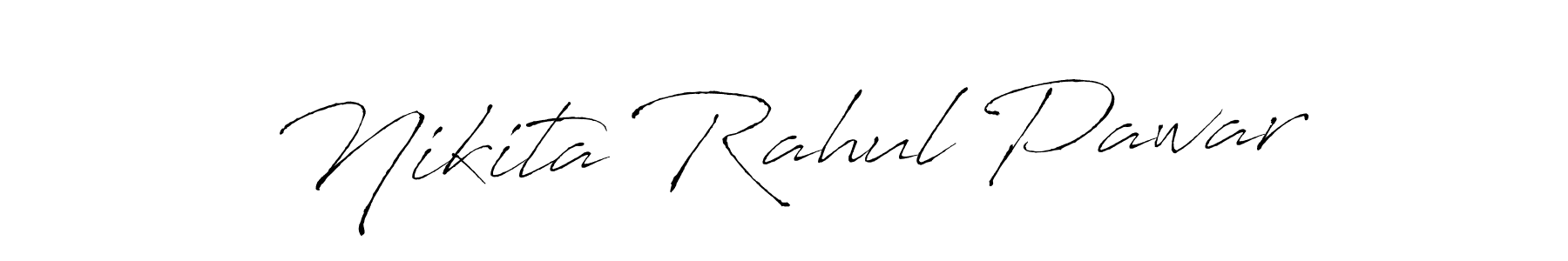 It looks lik you need a new signature style for name Nikita Rahul Pawar. Design unique handwritten (Antro_Vectra) signature with our free signature maker in just a few clicks. Nikita Rahul Pawar signature style 6 images and pictures png