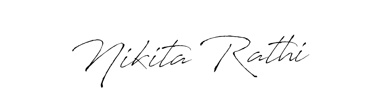 Nikita Rathi stylish signature style. Best Handwritten Sign (Antro_Vectra) for my name. Handwritten Signature Collection Ideas for my name Nikita Rathi. Nikita Rathi signature style 6 images and pictures png