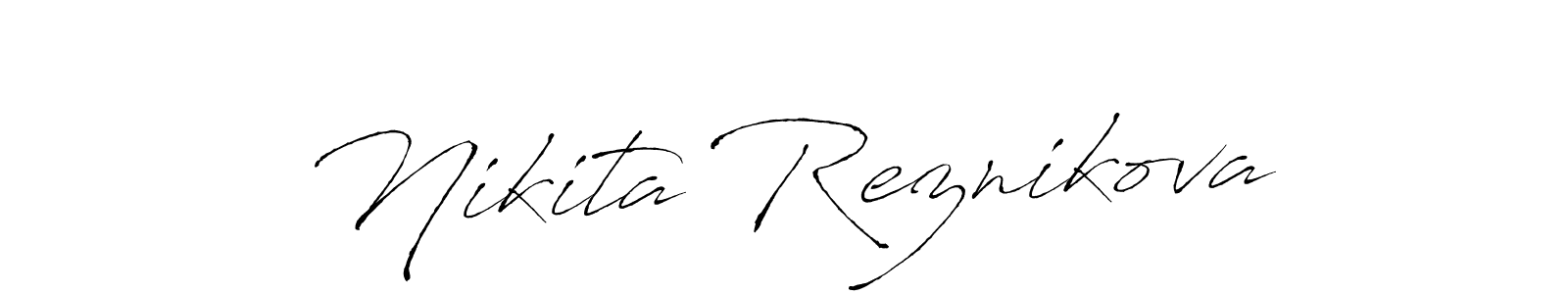 You can use this online signature creator to create a handwritten signature for the name Nikita Reznikova. This is the best online autograph maker. Nikita Reznikova signature style 6 images and pictures png