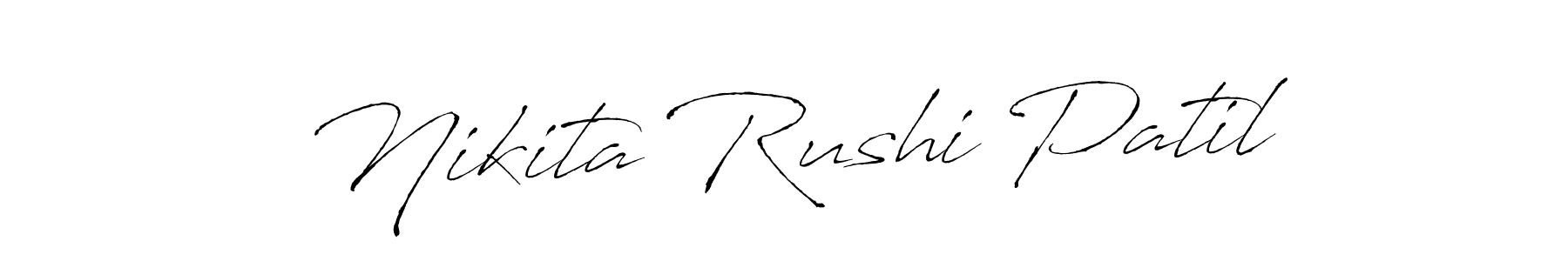 Check out images of Autograph of Nikita Rushi Patil name. Actor Nikita Rushi Patil Signature Style. Antro_Vectra is a professional sign style online. Nikita Rushi Patil signature style 6 images and pictures png