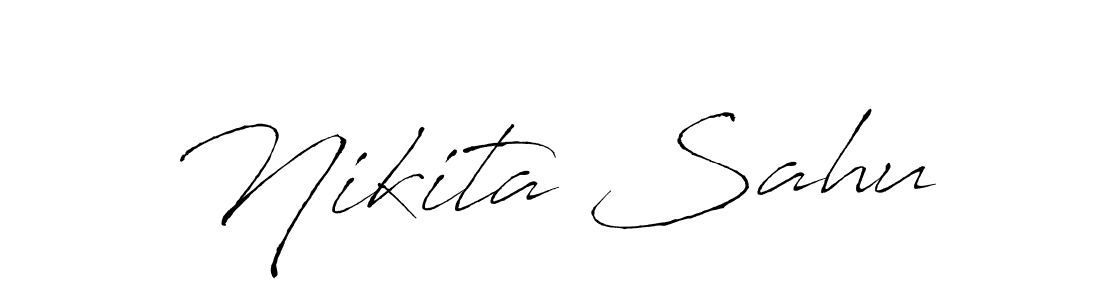 The best way (Antro_Vectra) to make a short signature is to pick only two or three words in your name. The name Nikita Sahu include a total of six letters. For converting this name. Nikita Sahu signature style 6 images and pictures png