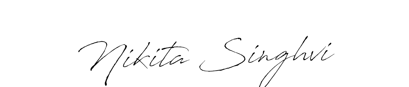 It looks lik you need a new signature style for name Nikita Singhvi. Design unique handwritten (Antro_Vectra) signature with our free signature maker in just a few clicks. Nikita Singhvi signature style 6 images and pictures png