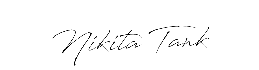 Nikita Tank stylish signature style. Best Handwritten Sign (Antro_Vectra) for my name. Handwritten Signature Collection Ideas for my name Nikita Tank. Nikita Tank signature style 6 images and pictures png