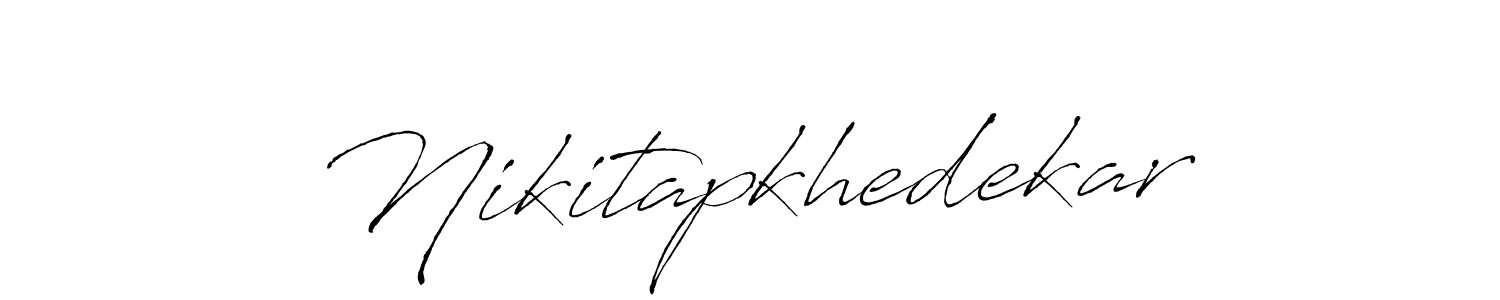 Make a beautiful signature design for name Nikitapkhedekar. Use this online signature maker to create a handwritten signature for free. Nikitapkhedekar signature style 6 images and pictures png