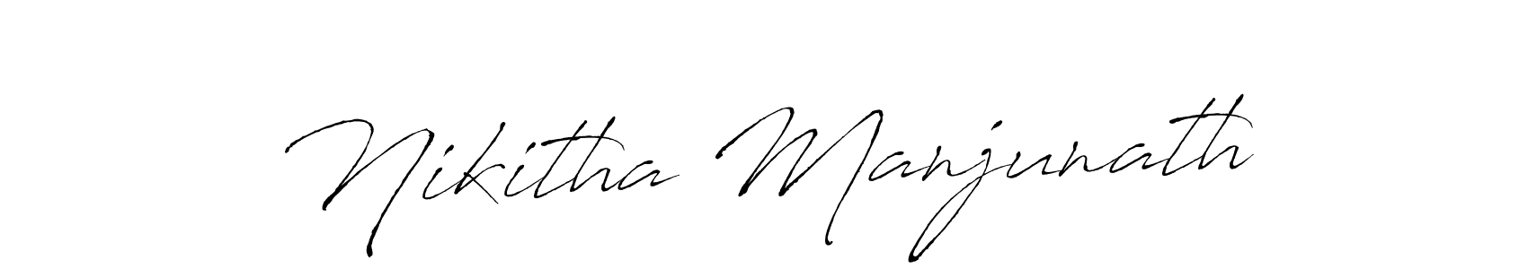 You can use this online signature creator to create a handwritten signature for the name Nikitha Manjunath. This is the best online autograph maker. Nikitha Manjunath signature style 6 images and pictures png