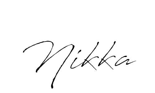 Antro_Vectra is a professional signature style that is perfect for those who want to add a touch of class to their signature. It is also a great choice for those who want to make their signature more unique. Get Nikka name to fancy signature for free. Nikka signature style 6 images and pictures png